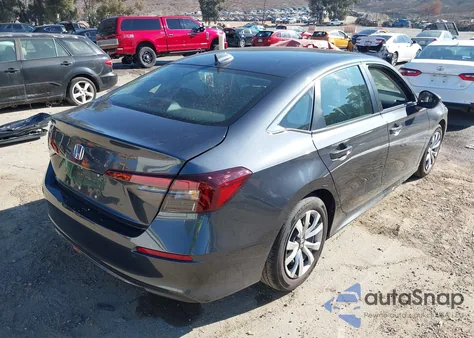 2025 Honda Civic Lx z USA, uszkodzony, nr VIN 2HGFE2F22SH573868